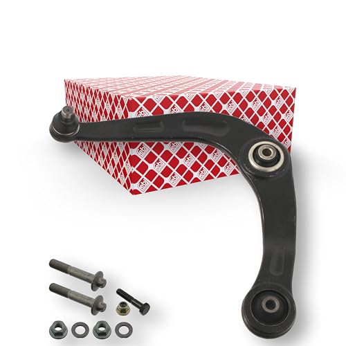 FEBI BILSTEIN 40791 Bras de suspension avec matériel construction Essieu avant gauche, inférieur barre oscillant transversal Fonte d'acier 4027816407911