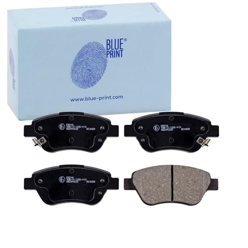 BLUE PRINT ADZ94233 Jeu de plaquettes frein Essieu avant avec indicateur d'usure OPEL: Adam, Corsa D 3/5 portes, FIAT: Panda II 5 portes 5050063942330