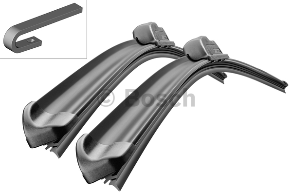 Bosch Aerotwin A392S - Torkarblad - 700/575 mm - Front - 2 Stycke 4047024283183