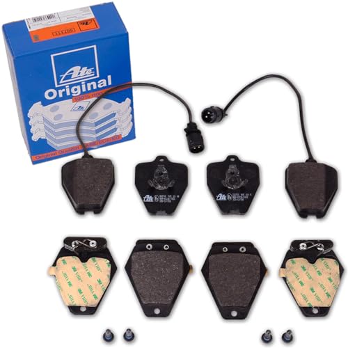 ATE 13.0460 2700.2 Jeu de plaquettes frein contact signal d'usure inclus avec vis d'étrier AUDI: A8 D2 4006633314992