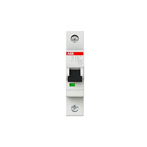 ABB S201M B20 miniatyrbrytare 1 pol, typ B, 10 kA/15 kA brytkapacitet, 20 Amp ström (2CDS271001R0205) 4016779549462 ABB S201M B20 miniatyrbrytare 1 pol, typ B, 10 kA/15 kA brytkapacitet, 20 Amp ström (2CDS271001R0205) 4016779549462