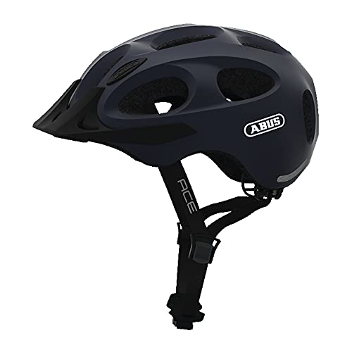 Abus unisex vuxna YOUN-I ACE cykelhjälm, metallisk blå, M 4003318818202