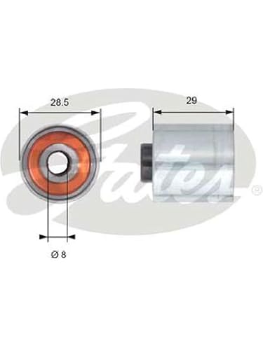 GATES PowerGrip spännrulle T42148 5414465823916