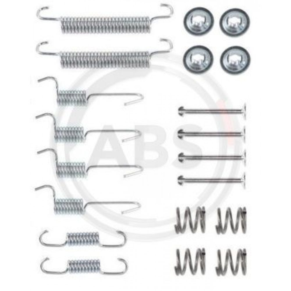 A.B.S. 0894Q Kit d’accessoires, mâchoire de frein KIA: RIO 2, HYUNDAI: ACCENT 3 8717109506587 A.B.S. 0894Q Kit d’accessoires, mâchoire de frein KIA: RIO 2, HYUNDAI: ACCENT 3 8717109506587