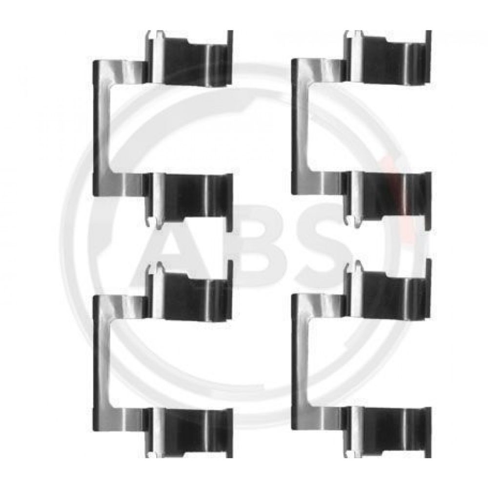 A.B.S. 1274Q Kit d’accessoires, plaquette de frein à disque OPEL: Frontera A Sport SUV Cabriolet, B SUV, Monterey