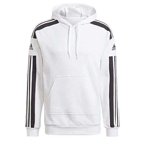 adidas herr Sweatshirt Squadra 21 Sweat Hoodie, Vit, XL 4064045248991