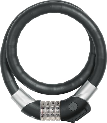 ABUS PHANTOM 8950/180 KF kabelcykellås set med sadelklämfäste 12/15 mm säkerhetsnivå 5 svart 4003318592171