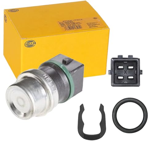 HELLA 6PT 009 107 461 Sonde De Température Liquide Refroidissement vert noir avec joint d'étanchéite VOLKSWAGEN: GOLF 3 4082300144659