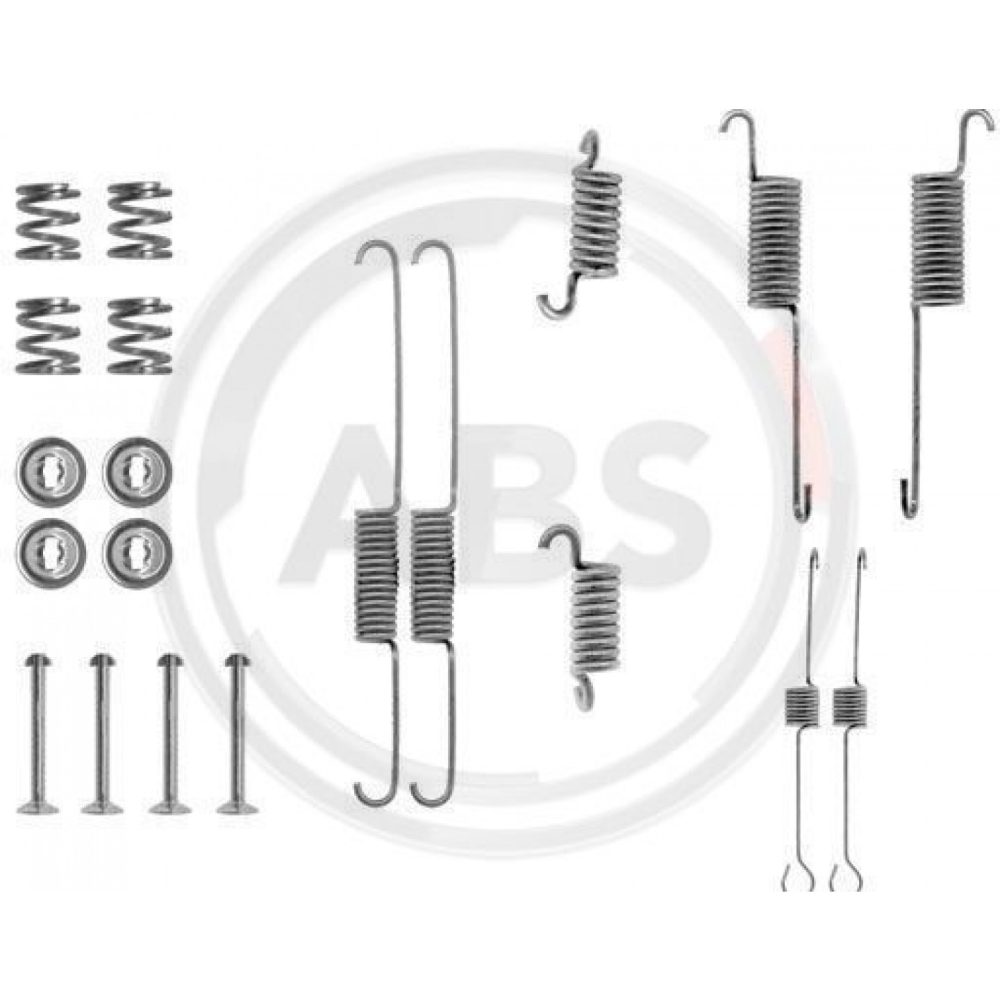 A.B.S. 0615Q Kit d’accessoires, mâchoire de frein FORD: Sierra Mk2 3/5 portes, Berline A.B.S. 0615Q Kit d’accessoires, mâchoire de frein FORD: Sierra Mk2 3/5 portes, Berline