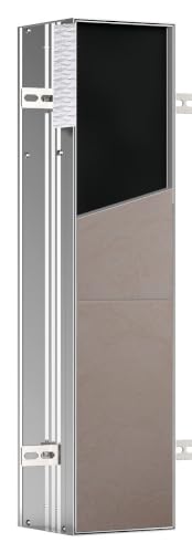 Emco ASIS PLUS Dolt badrumsskåp för badrum inbyggt skåp med måtten: 15,4 x 65,8 15 cm, push to Open 4018445114509