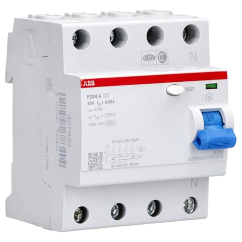 ABB F204 a 25/0.03 restström effektbrytare 8012542783404 ABB F204 a 25/0.03 restström effektbrytare 8012542783404
