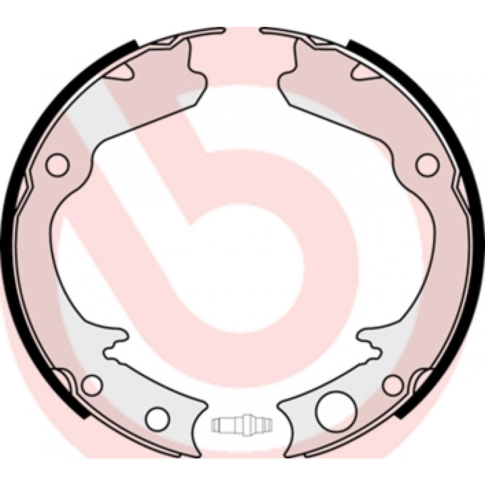 BREMBO S 78 508 Mâchoires De Frein à Main SUBARU: Forester II, Impreza II Berline, Break 8432509643990