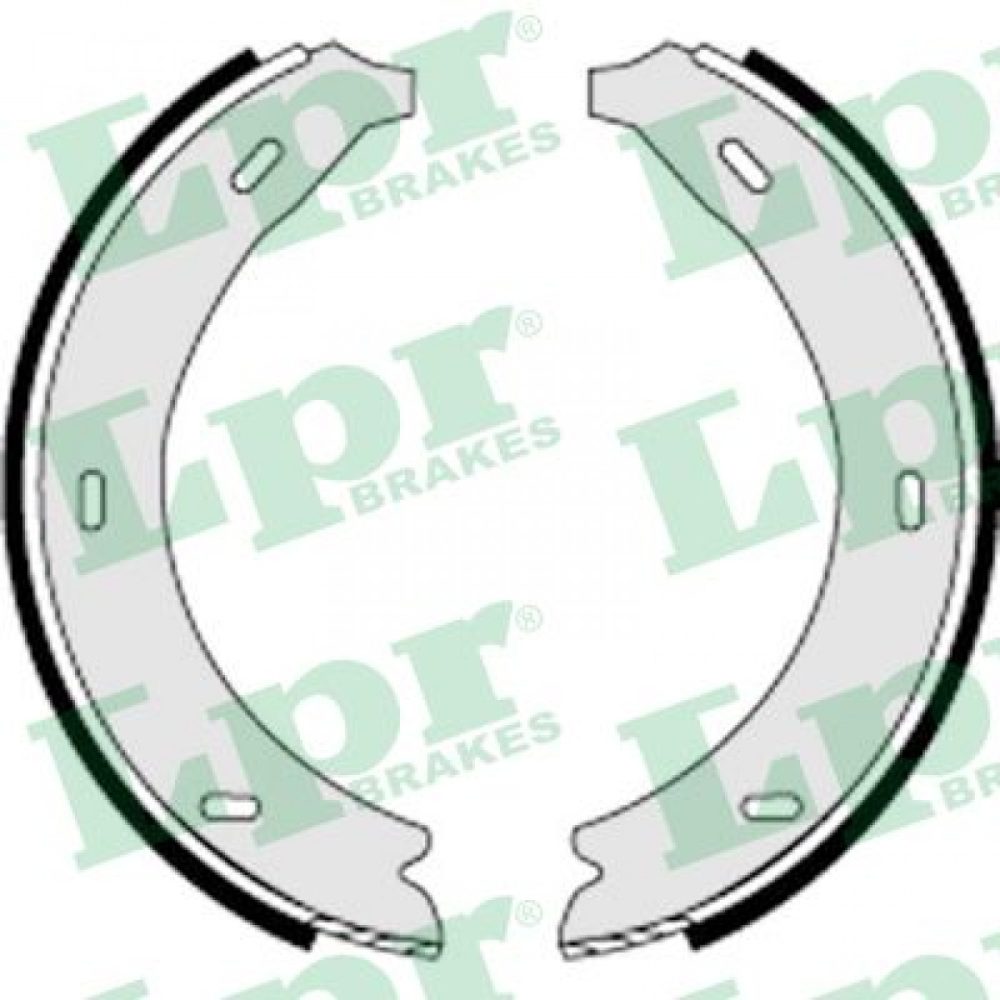Bromsbackar Sats Parkeringsbroms 07320 Mercedes-Benz V-Class Vito 8032532042274