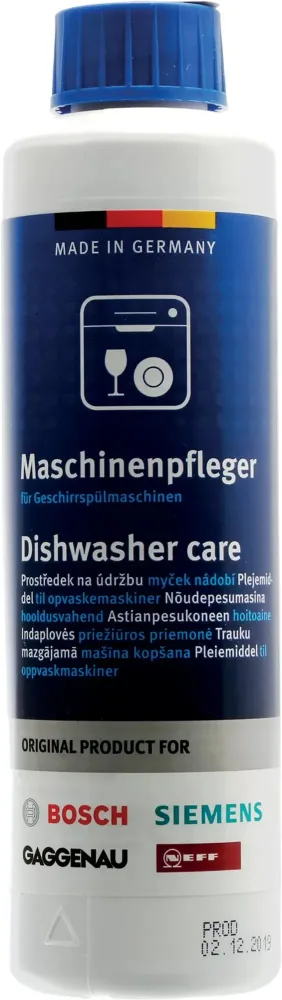 Bosch Siemens 00311994 fettlösare diskmaskin maskinrengöring diskmaskin, 250 ml 4242005146444
