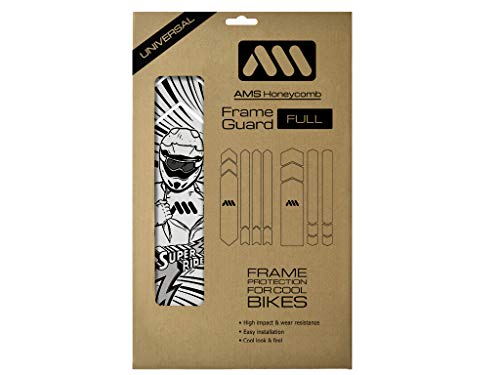 All Mountain Style Unisex AMS Frame Guard Full, Super Rider Svart 8437021969184