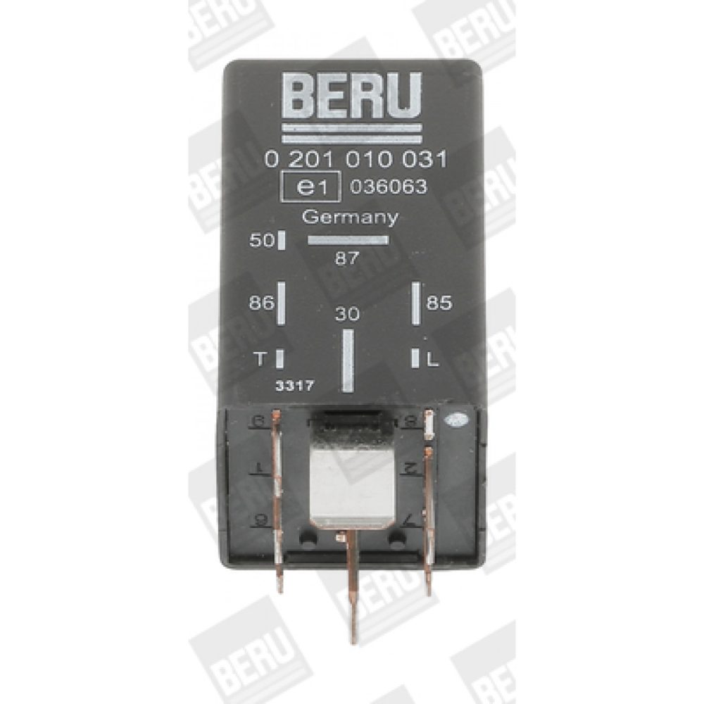 BERU GR031 Appareil de commande, temps préchauffage 6, 5 VOLKSWAGEN: TRANSPORTER 4, 4 Bus, LT 40 55 I Сamion à Plateau / Сhâssis 4014427018957