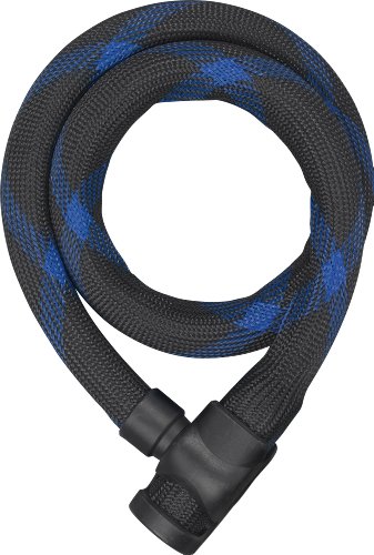 Abus Ivera Steel O Flex 7200/85 + RBU, AB55139 Unisex, Nero, 85 cm 4003318551390