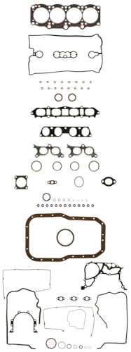 AJUSA 50126500 Jeu complet de joints d'étanchéité, moteur avec joint culasse cylindre, tige soupape FIBERMAX