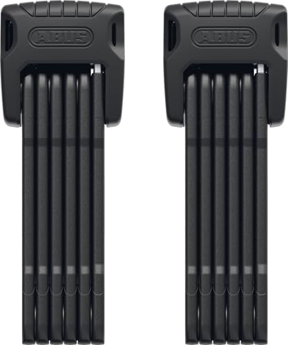 ABUS Fällbart lås Bordo Granit 6 500 K med SH låshållare set om 2 cykellås XPlus cylinder för högt manipuleringsskydd säkerhetsnivå 15 längd 90 cm 4003318614996