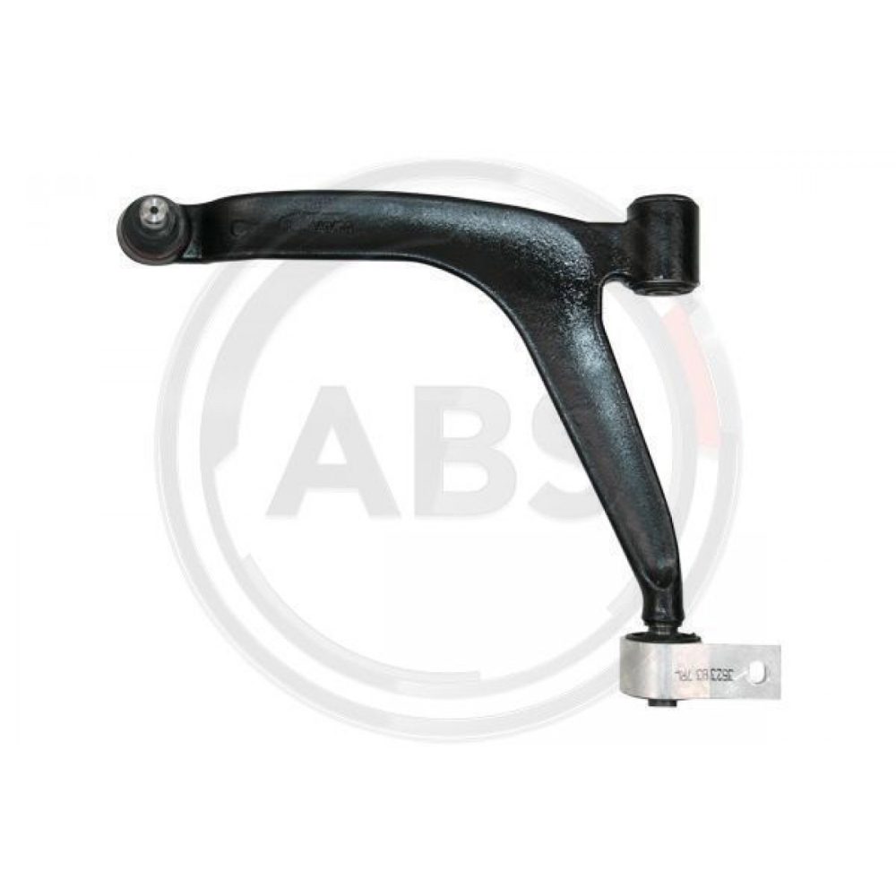 A.B.S. 210122 Bras de suspension avec rotule suspension, support en caoutchouc barre oscillant transversal Fonte d’acier 18 8717109310986