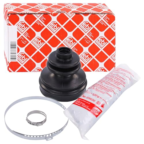 FEBI BILSTEIN 38331 Soufflet De Cardan Caoutchouc avec graisse colliers VOLKSWAGEN: GOLF 4, Passat B5 Break, 3, AUDI: A4 Avant 4027816383314