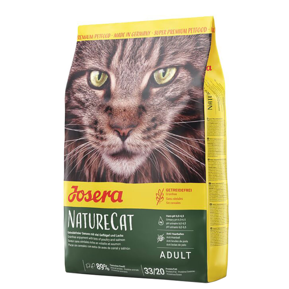 Josera NatureCat, Vuxen, Höns, Lax, 2 kg 4032254749301