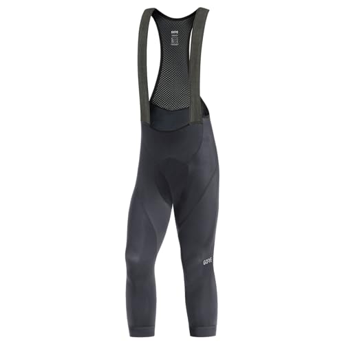 GORE WEAR C3 3/4 hängselbyxor+, herr, Svart, L, 100569 4017912091725