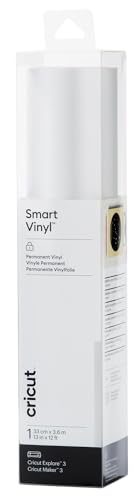 Cricut Permanent vinylfolie Smart Vinyl Shimmer 2008619, Silver, 3.6 m 93573523755