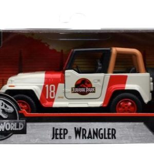 Jurassic Park Radiostyrd Jeep Wrangler 1:32 4006333074318 Jurassic Park Radiostyrd Jeep Wrangler 1:32 4006333074318