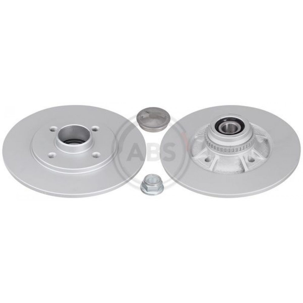A.B.S. 16058C Disque de frein 238 8 4 100 plein revêtu avec bague ABS RENAULT: CLIO 2, 1, MEGANE 1 8717109582666