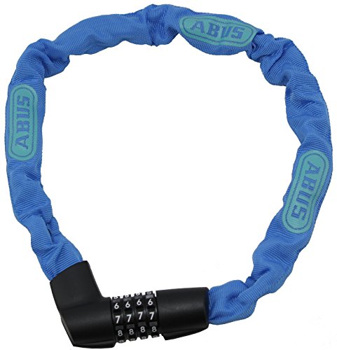 Abus 1385/75 Neon Blue, Lucchetto a Catena. Unisex Adulti, Blu, 75 cm 4003318712623