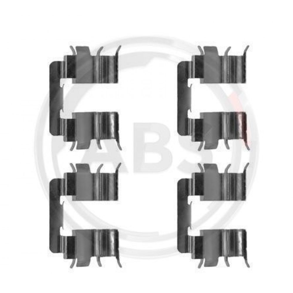 A.B.S. 1272Q Kit d’accessoires, plaquette de frein à disque NISSAN: MICRA 2 8717109235982