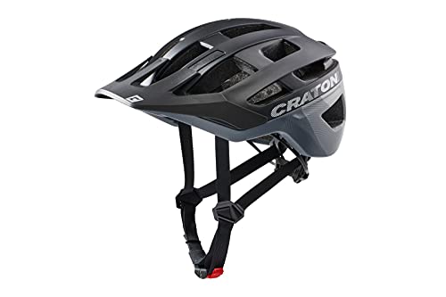 Cratoni Hjälmets AllRace cykelhjälm, svart grå, S M 5257 4035849084313