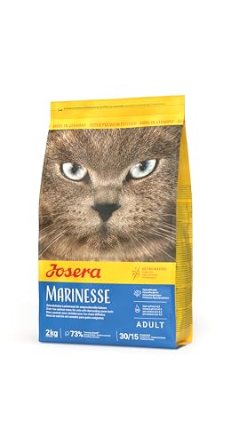 JOSERA Marinesse (1 x 2 kg) lax, potatis och ärta som en utvald proteinkälla för stressfulla katter allergivänligt kattfoder Super premium torrfoder 4032254749561