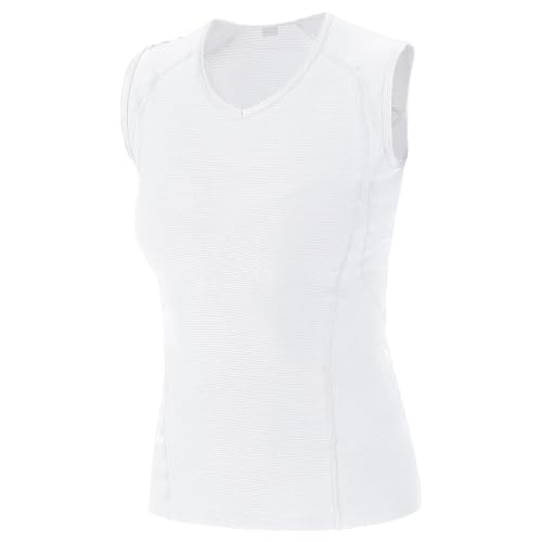 GORE WEAR M Base Layer Ärmlös tröja, dam, Vit, 40, 100017 4017912001960