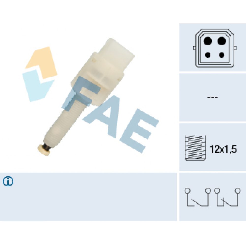 Bromsljuskontakt, audi,skoda,vw, 1 223 663, 665, 253 729, 730, 320 352, 373 369, 469 082, 501 058, 069, 57 8435050622766
