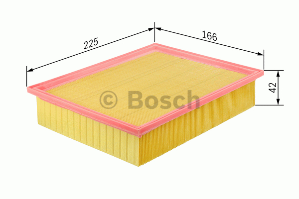 Bosch Luftfilter 1 457 433 784 3165143140987