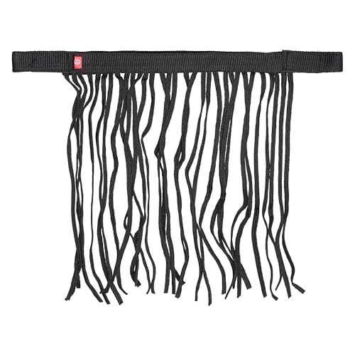 Imperial Riding Flugfransar IRH, nylonflugfransar med kardborreband, svart, ponny 8715068895308