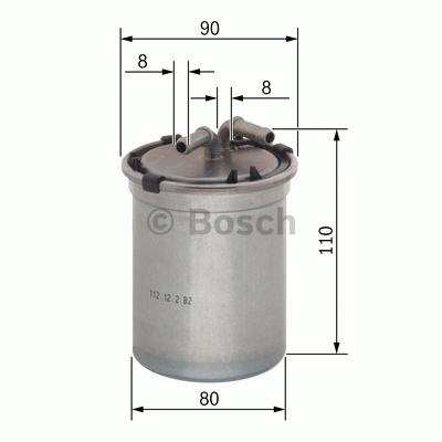 Bränslefilter Bosch 0 450 906 500 4047024151871